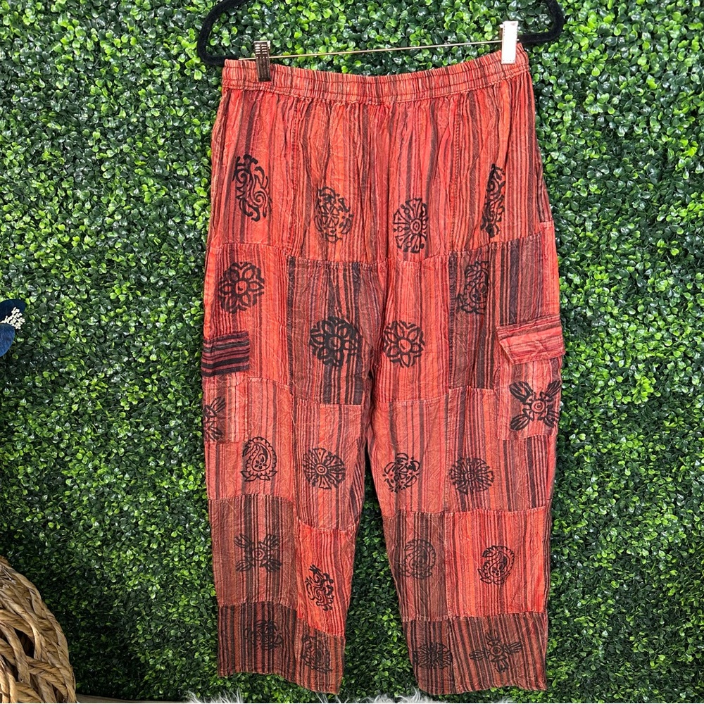 Nwt Kantha‎ Patterned Pants unisex one size - Picture 6 of 11